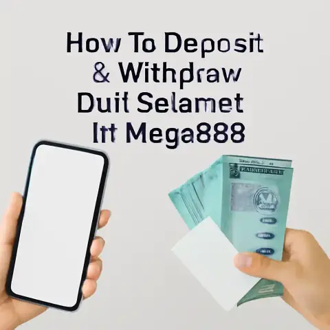 How To Deposit & Withdraw Duit Selamat Di Mega888